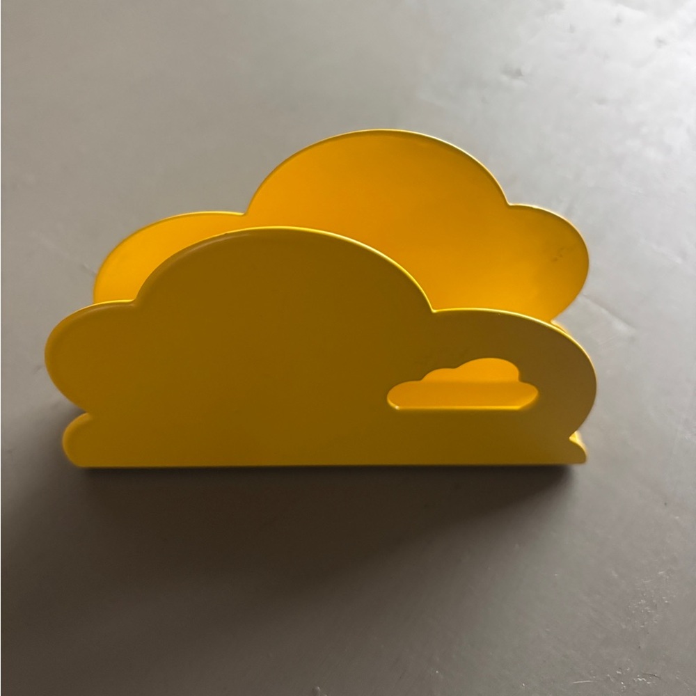 Vintage IKEA Yellow Cloud Napkin Holder - Picture 4 of 7